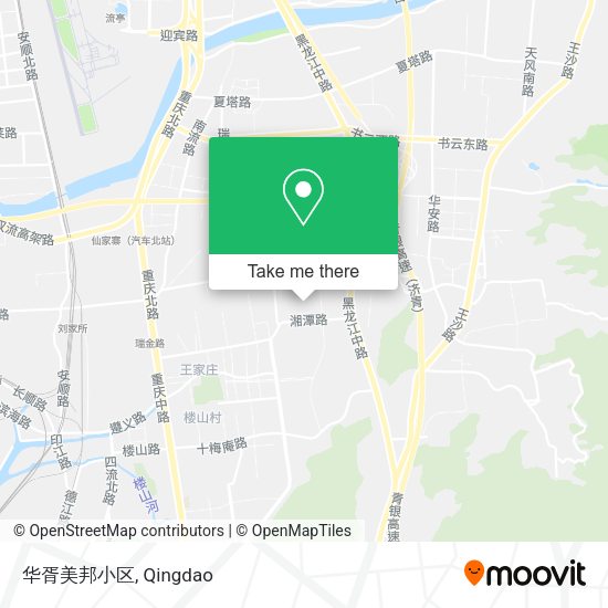 华胥美邦小区 map
