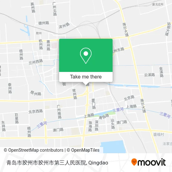 青岛市胶州市胶州市第三人民医院 map