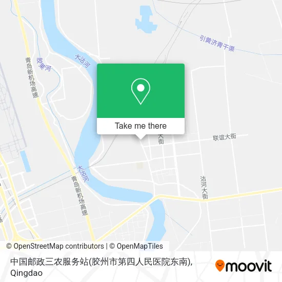 中国邮政三农服务站(胶州市第四人民医院东南) map