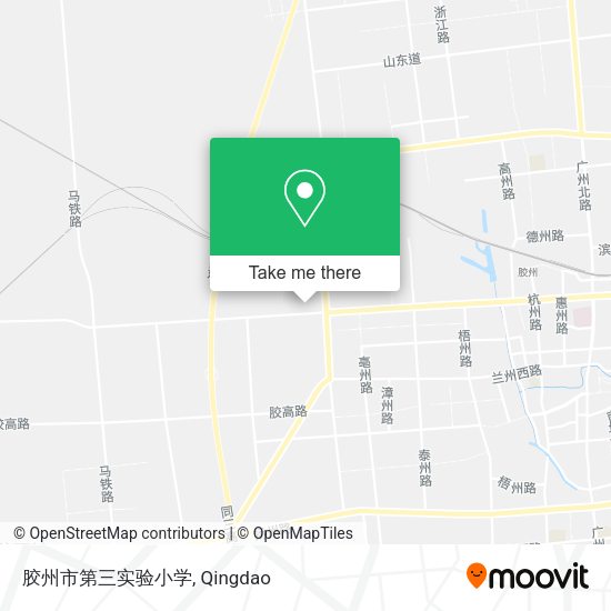 胶州市第三实验小学 map