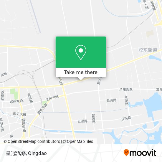 皇冠汽修 map