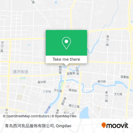 青岛西河良品服饰有限公司 map