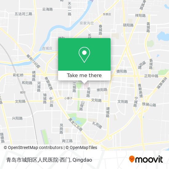青岛市城阳区人民医院-西门 map