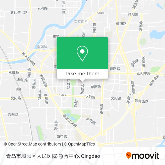 青岛市城阳区人民医院-急救中心 map
