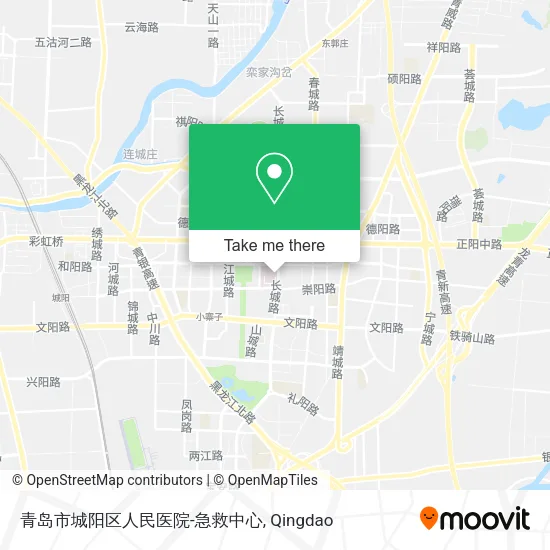 青岛市城阳区人民医院-急救中心 map