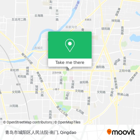 青岛市城阳区人民法院-南门 map