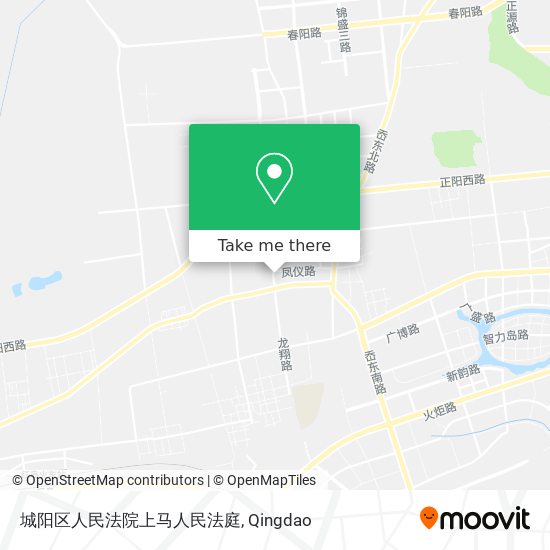 城阳区人民法院上马人民法庭 map