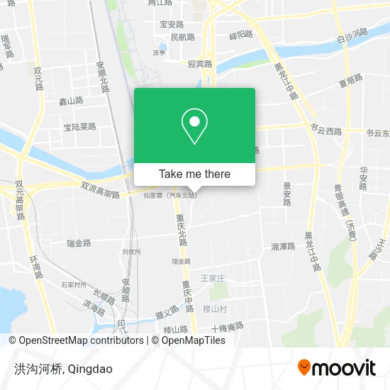洪沟河桥 map