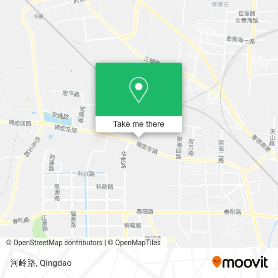 河岭路 map