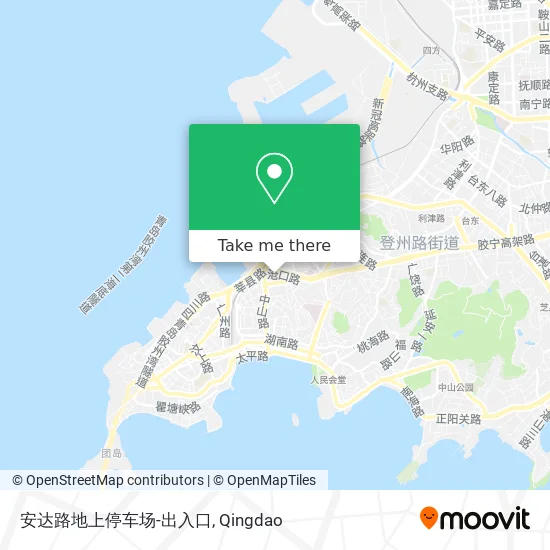 安达路地上停车场-出入口 map