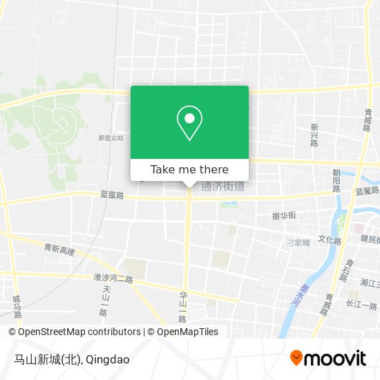马山新城(北) map