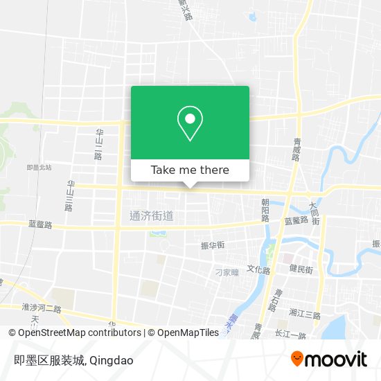 即墨区服装城 map