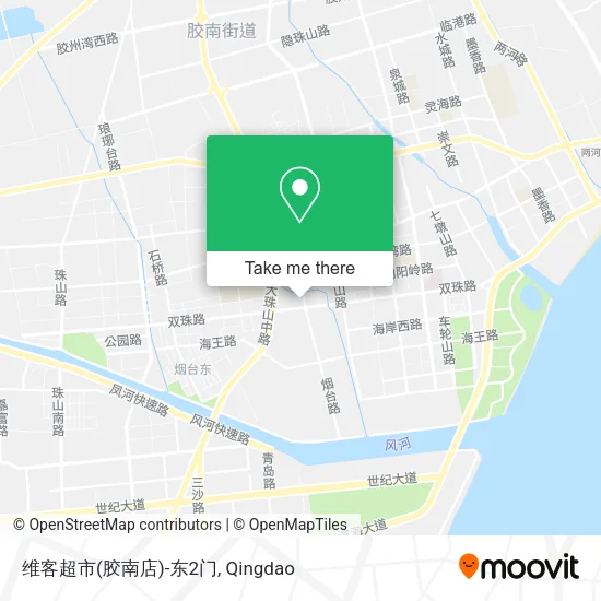 维客超市(胶南店)-东2门 map