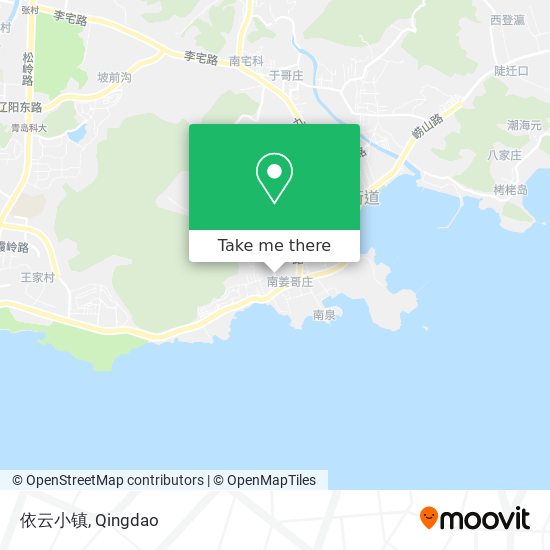 依云小镇 map