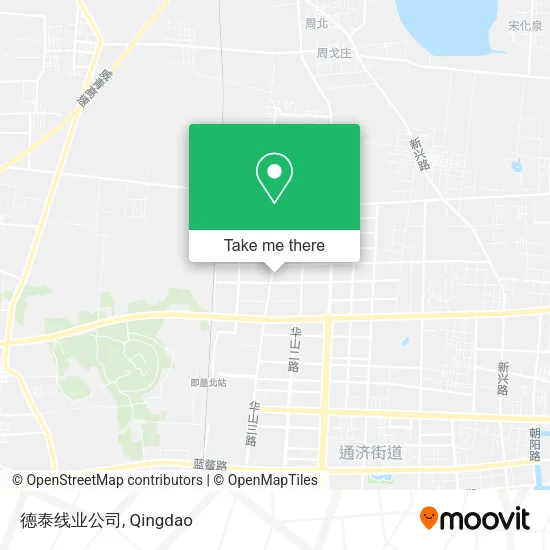 德泰线业公司 map