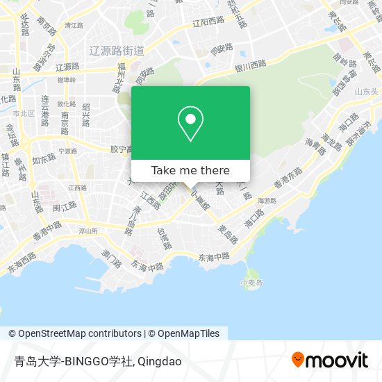 青岛大学-BINGGO学社 map