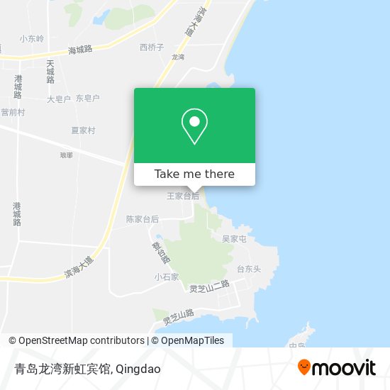青岛龙湾新虹宾馆 map