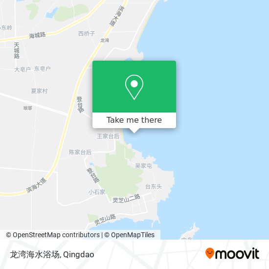 龙湾海水浴场 map