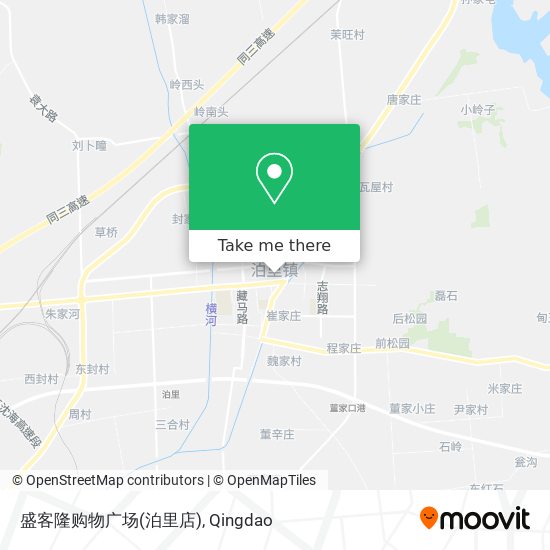 盛客隆购物广场(泊里店) map