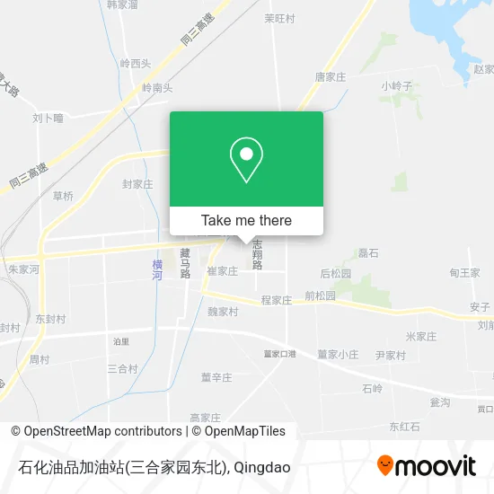 石化油品加油站(三合家园东北) map