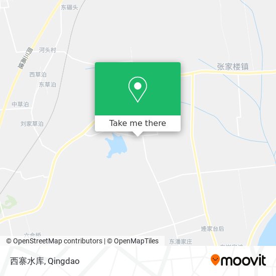 西寨水库 map