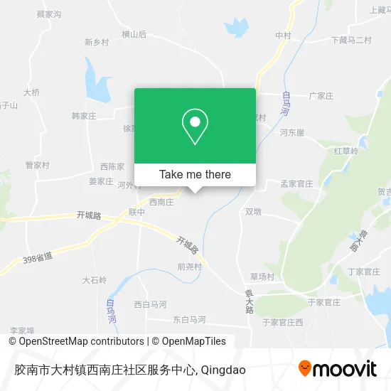 胶南市大村镇西南庄社区服务中心 map