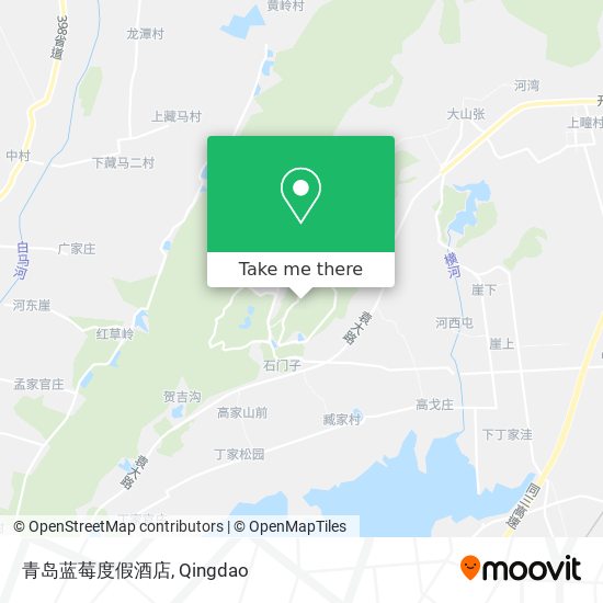 青岛蓝莓度假酒店 map