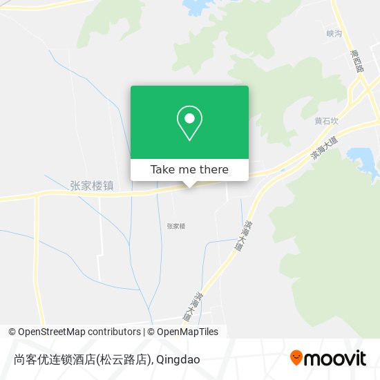 尚客优连锁酒店(松云路店) map