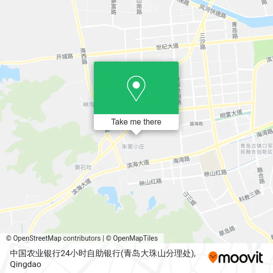 中国农业银行24小时自助银行(青岛大珠山分理处) map