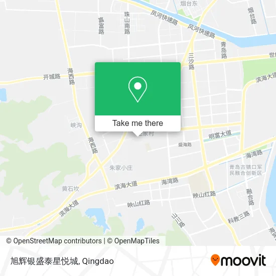 旭辉银盛泰星悦城 map