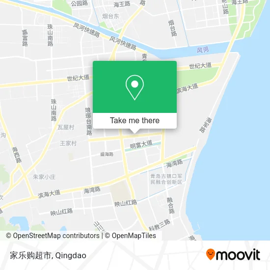 家乐购超市 map