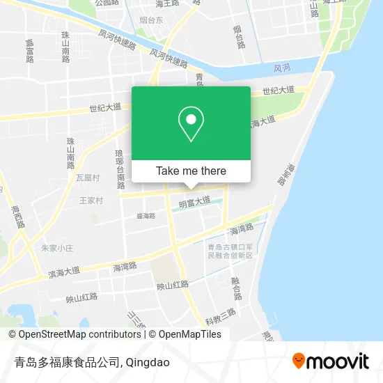 青岛多福康食品公司 map