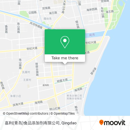 嘉利(青岛)食品添加剂有限公司 map