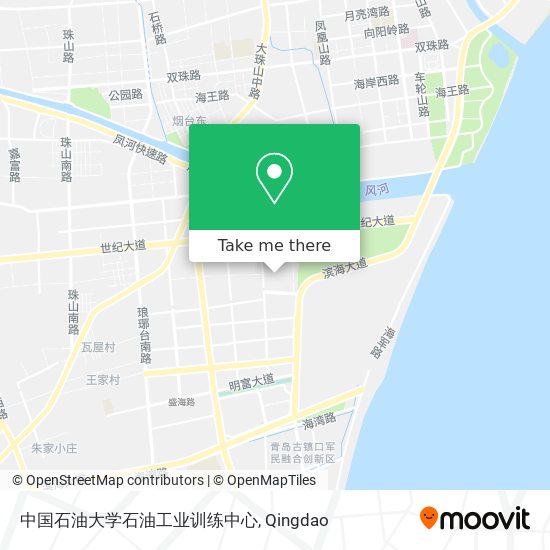 中国石油大学石油工业训练中心 map