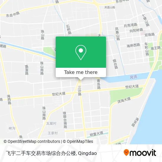 飞宇二手车交易市场综合办公楼 map
