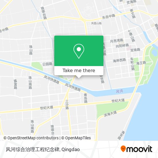 风河综合治理工程纪念碑 map