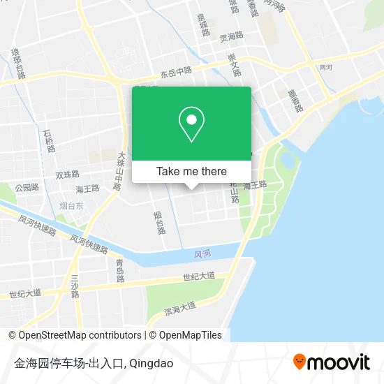 金海园停车场-出入口 map