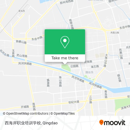 西海岸职业培训学校 map