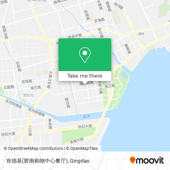 肯德基(胶南购物中心餐厅) map