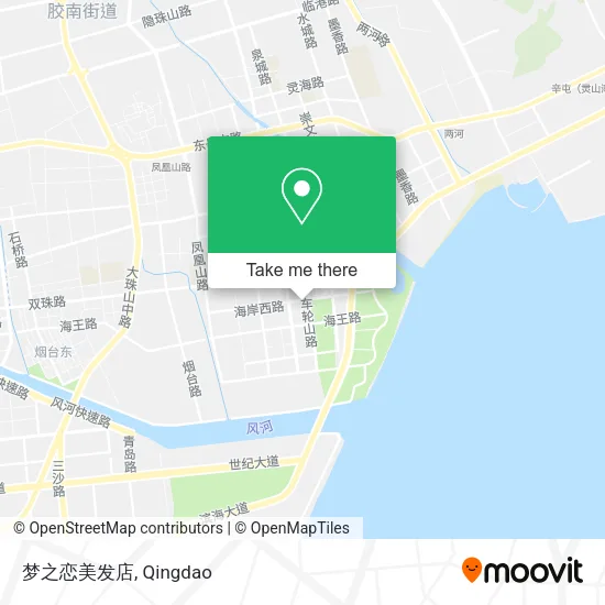 梦之恋美发店 map