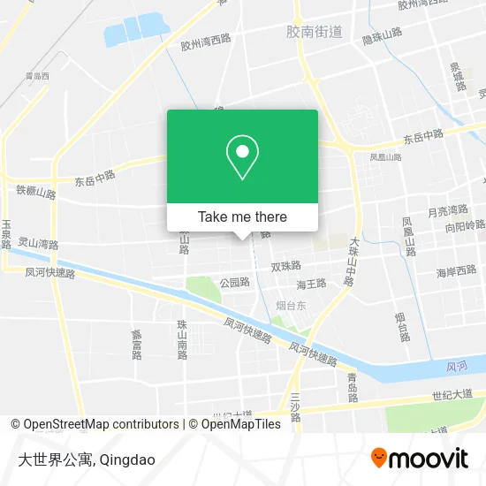 大世界公寓 map