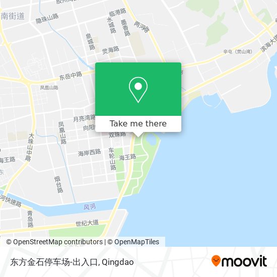 东方金石停车场-出入口 map