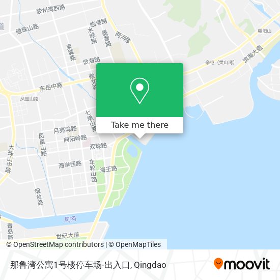 那鲁湾公寓1号楼停车场-出入口 map