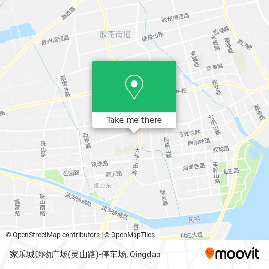 家乐城购物广场(灵山路)-停车场 map