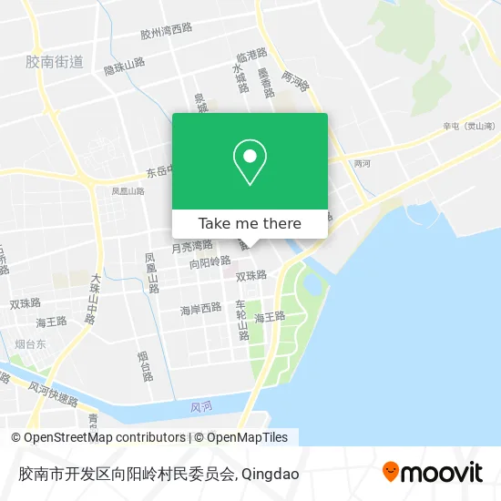 胶南市开发区向阳岭村民委员会 map