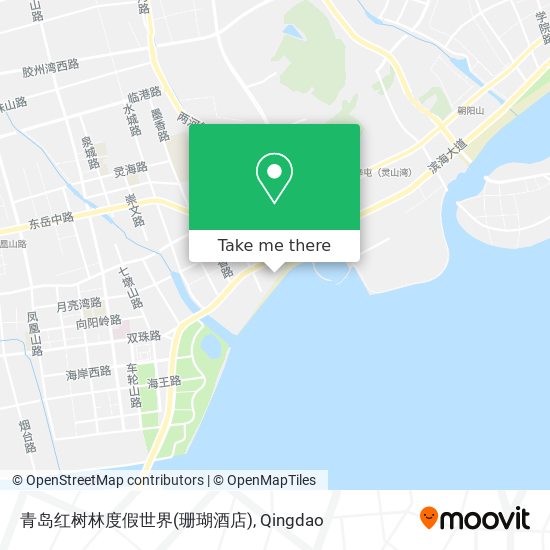 青岛红树林度假世界(珊瑚酒店) map