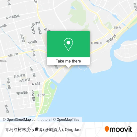青岛红树林度假世界(珊瑚酒店) map