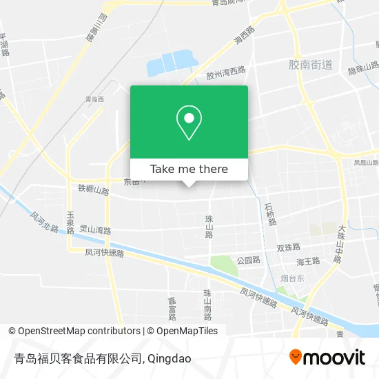 青岛福贝客食品有限公司 map