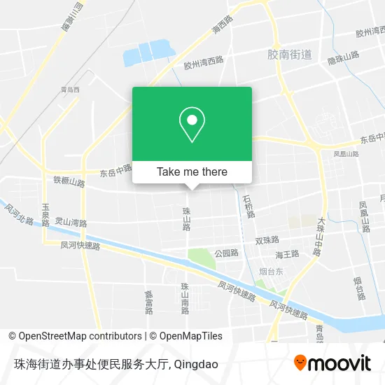 珠海街道办事处便民服务大厅 map