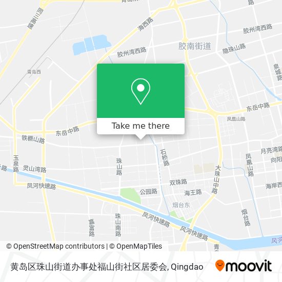 黄岛区珠山街道办事处福山街社区居委会 map